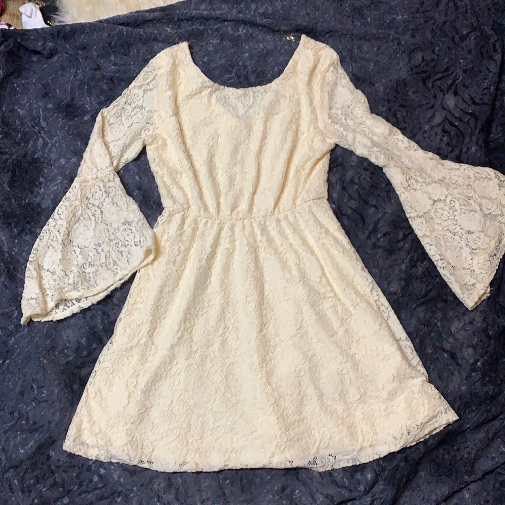 Ivory lace dress